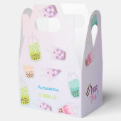 Laten we de verjaardag van thee bobba thee vieren bedankdoosjes (Geopend)