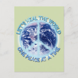 Laten we de Wereld genezen Briefkaart