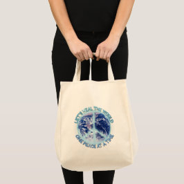 Laten we de Wereld genezen Tote Bag