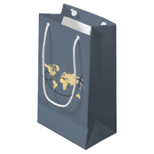 Laten we de wereldillustratie reizen klein cadeauzakje