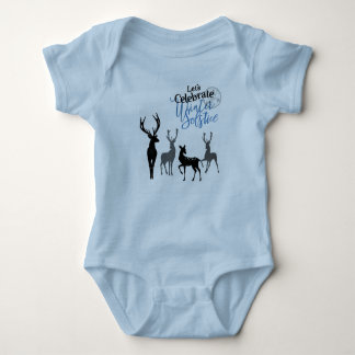 Laten we de Wintersolstice-Baby vieren Romper