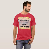 LATEN WE DENKEN DAT HEBREWS 10:24 UUR HEEFT T-SHIRT (Voorkant volledig)