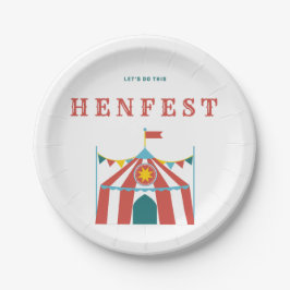Laten we deze Henfest-feestbordtentontwerp doen Papieren Bordje