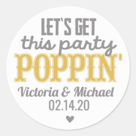 Laten we deze party poppin Stickers halen
