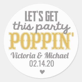 Laten we deze party poppin Stickers halen