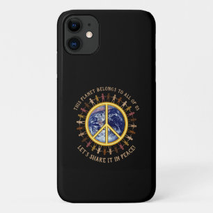 Laten we deze planeet delen in ☮ iPhone 11 hoesje