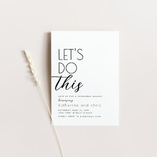 Laten we deze repetitie dineruitnodiging doen kaart