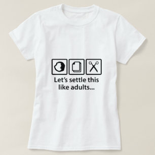 Laten we dit als volwassenen regelen... t-shirt
