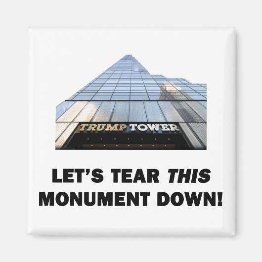 Laten we dit Monument onderbreken Magneet (Voorkant)