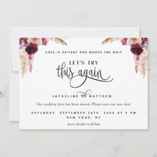 Laten we dit opnieuw proberen, Paars, Blush Save t The Date