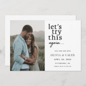 Laten we dit opnieuw proberen Verander de datumWed Kaart (Voorkant / Achterkant)