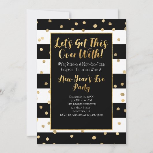 Laten we dit overnemen met 2020 2021 nieuwjaar kaart (Voorkant)