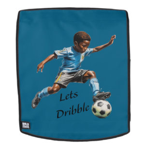 Laten we dribbelen rugtassen