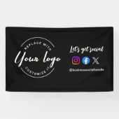 Laten we een aangepaste logo-banner maken voor de spandoek (Horizontaal)