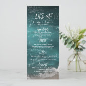 Laten we een Abstracte maragingbruiloft van de moo Menu (Staand voorkant)