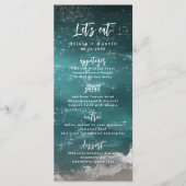 Laten we een Abstracte maragingbruiloft van de moo Menu (Voorkant)