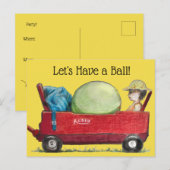 LATEN WE EEN BALL PARTIJ HEBBEN, DOOR Slipperywind Aankondigingskaart (Voorkant / Achterkant)