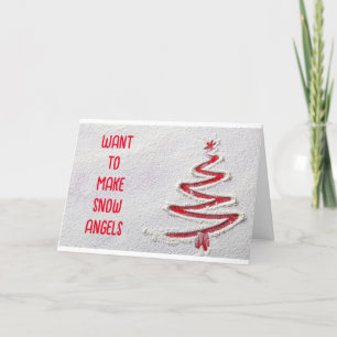 LATEN WE EEN "BRAND" EN CELEBRATE CHRISTMAS HOLIDA FEESTDAGEN KAART