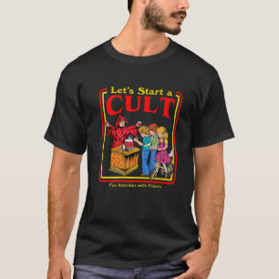 Laten we een Cult Satanic  Horror Edgy Man starten T-shirt