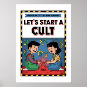 Laten we een cultclub starten poster
