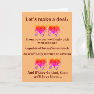 Laten we een deal sluiten kaart