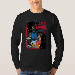 laten we een demon shirt grunge gothic satan emo p