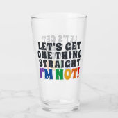 Laten we één ding halen, ik ben niet. glas (Achterkant)