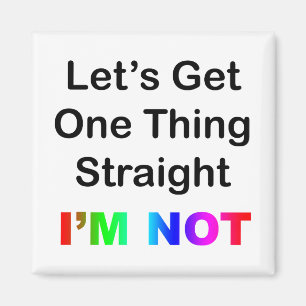 Laten we één ding rechtzetten... ik ben niet magneet