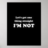 Laten we één ding rechtzetten poster (Voorkant)