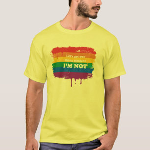 Laten we één ding rechtzetten t-shirt