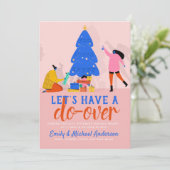 Laten we een Do Over Moderne Feestdagen Sjabloon C (Staand voorkant)