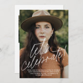 Laten we een eenvoudige uitnodiging voor een afstu (Voorkant / Achterkant)