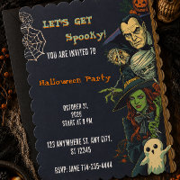 Laten we een enge Halloweenfeest geven