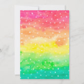 Laten we een feest houden als een ananas-feest kaart (Achterkant)