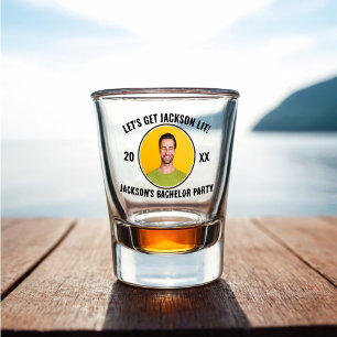 Laten we een feestelijke vrijgezellenparty shotgla shot glas