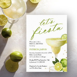 Laten we een Fiesta Margarita Cocktail Bruidsdouch Kaart