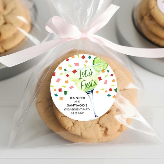 Laten we een Fiesta-verlovingsfeestje geven Ronde Sticker