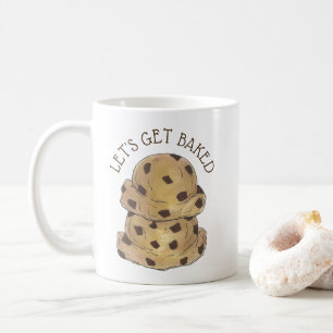 Laten we een gebarsten chocolade Chip Koekje Dough Koffiemok