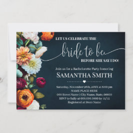 Laten we een gevierde bride tonen die de wijnmarin kaart