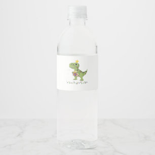 Laten we een Kerst Klassieker Vieren Waterfles Etiket