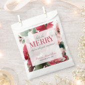 Laten we een Kerstmis Bruidsfeest hebben Bedankzakje (Geknipt)