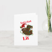 Laten we een kleine kerstboomgaard maken kaart (Voorkant)