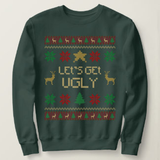 Laten we een lelijke kerst vieren trui
