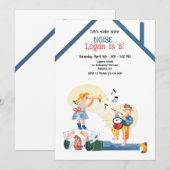 Laten we een luide uitnodiging voor de dag van de  (Voorkant / Achterkant)