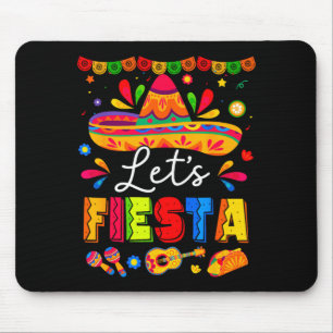 Laten we een Mexicaans feest vieren fiesta squad c Muismat