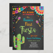 Laten we een Mexicaanse verjaardag Cactus Boy vier Kaart (Voorkant / Achterkant)