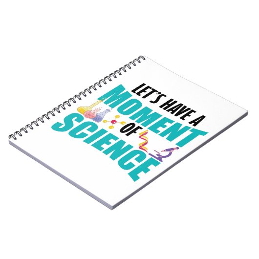 Laten we een moment van wetenschap hebben notitieboek (Linkerzijde)