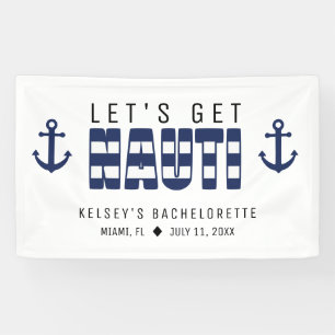 Laten we een ondeugende vrijgezellenfeest vieren spandoek