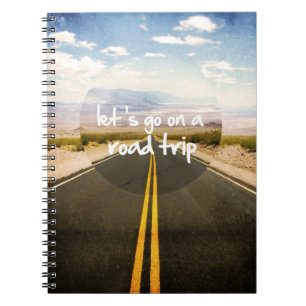 Laten we een roadtrip gaan maken notitieboek