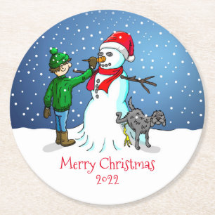 Laten we een Snowman Onderzetter maken